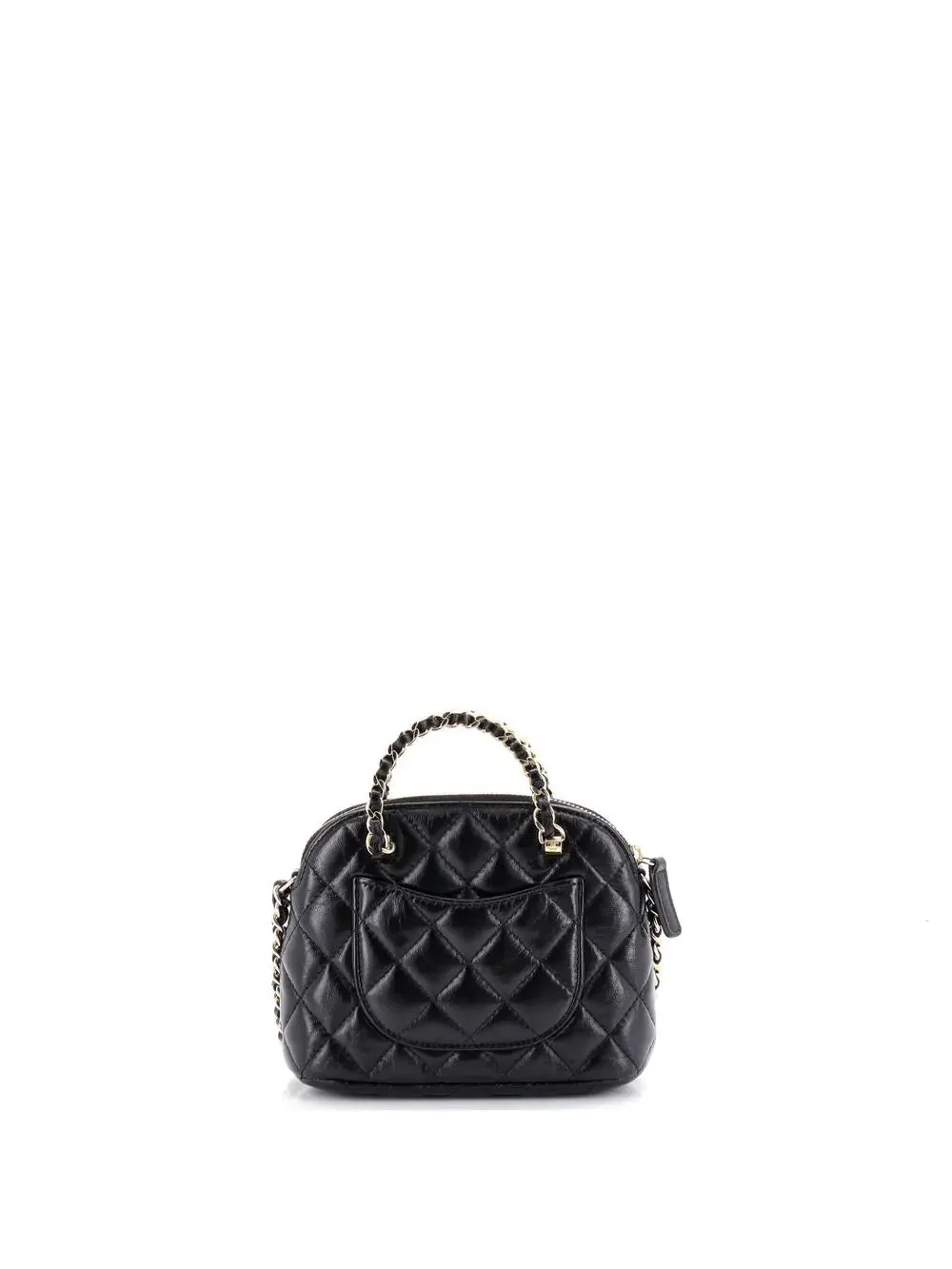 Chanel Cc Dome Zip Clutch With Chain #254465C48B